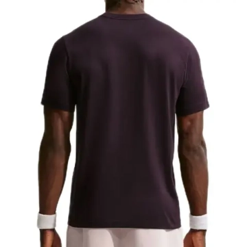 Мужская теннисная футболка Nike Court Dri-Fit Heritage - burgundy ash