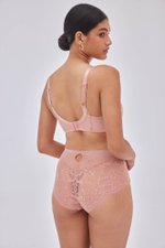 Бюстгальтер Nude Rose с чашками на тонком поролоне (Размер: 95D) (Цвет: пудровый)