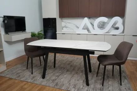Стол керамический "Барон" (Белый), ДСВ-Мебель, г. Пенза
