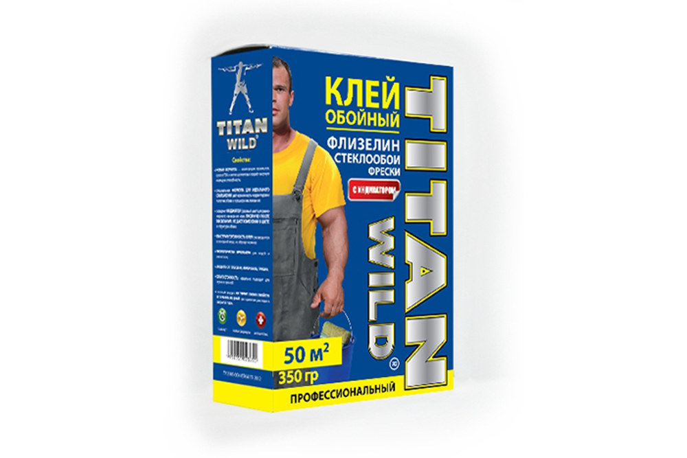 ТИТАН WILD ФЛИЗ и СТЕКЛООБОИ проф. 350 гр.(Фасовка 36 пачек) мягкая упаковка