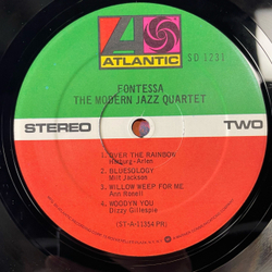 Винтажная виниловая пластинка LP The Modern Jazz Quartet Fontessa (США 1974)