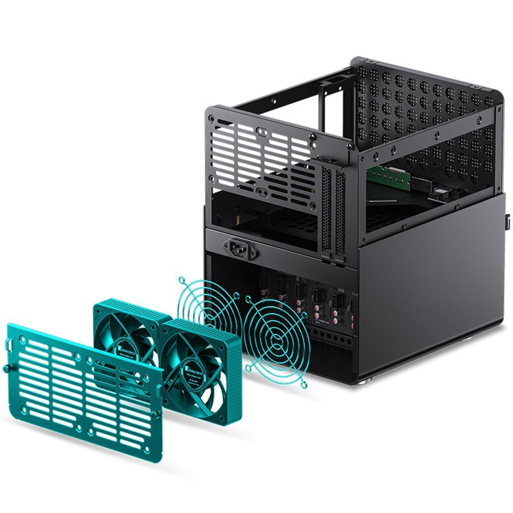 Корпус JONSBO N3, ITX, черный (без БП)