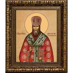 Лаврентий Князев, Балахнинский священномученик, епископ. Икона на холсте.