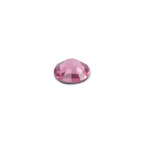 Стразы клеевые стекло 3.2 мм, 360 шт, SS12 №23 розовый (Rose), Zlatka ZRTG-1272