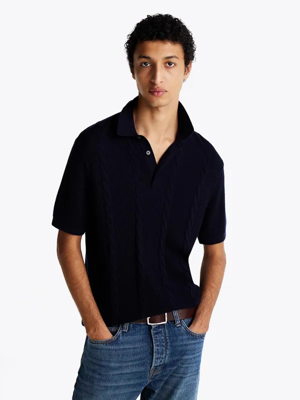 Поло мужское TOMMY HILFIGER DC CABLE POLO