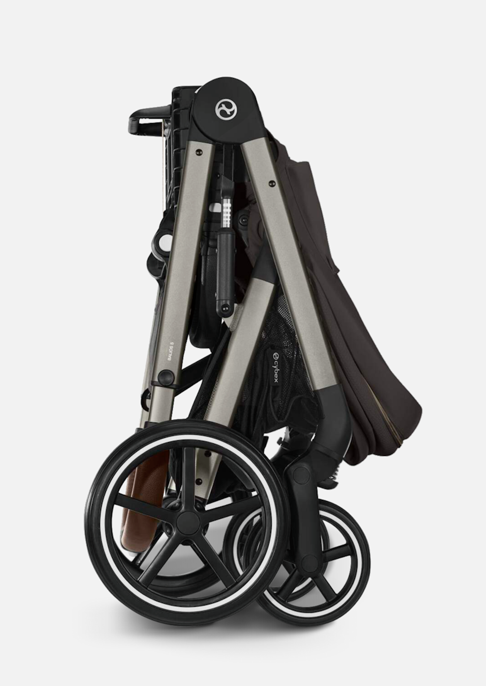 Cybex Детская коляска Balios S Lux BLK 2 в 1 цвет Chocolate Brown