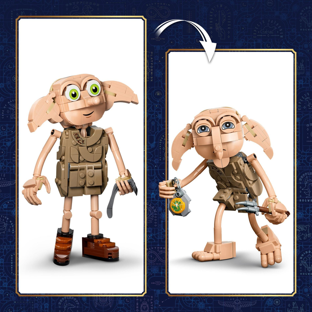 Конструктор лего Гарри Поттер Добби — свободный эльф 76469 | LEGO Harry Potter Dobby the Free Elf сборная 379 деталей 8+