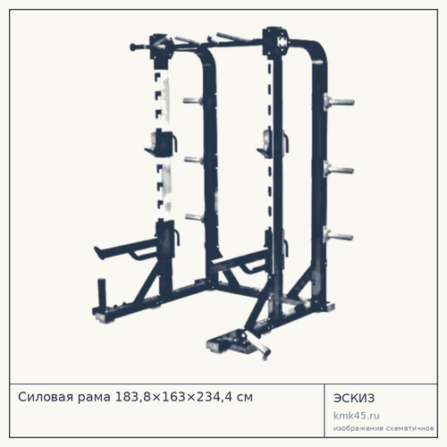 Силовая рама 183,8×163×234,4 см — от 229 000 ₽