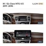 Магнитола для Mercedes-Benz GL X166 2012-2015 NTG 4.5 - FarCar MB1003 монитор 12.3" на Android 13, Быстрая, CarPlay, 4G SIM-слот