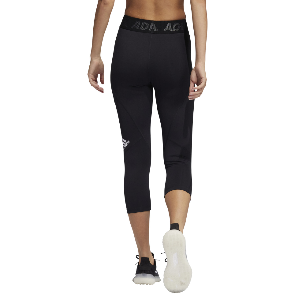 Женские теннисные брюки adidas 3/4 3 Bar Tight Women - Black