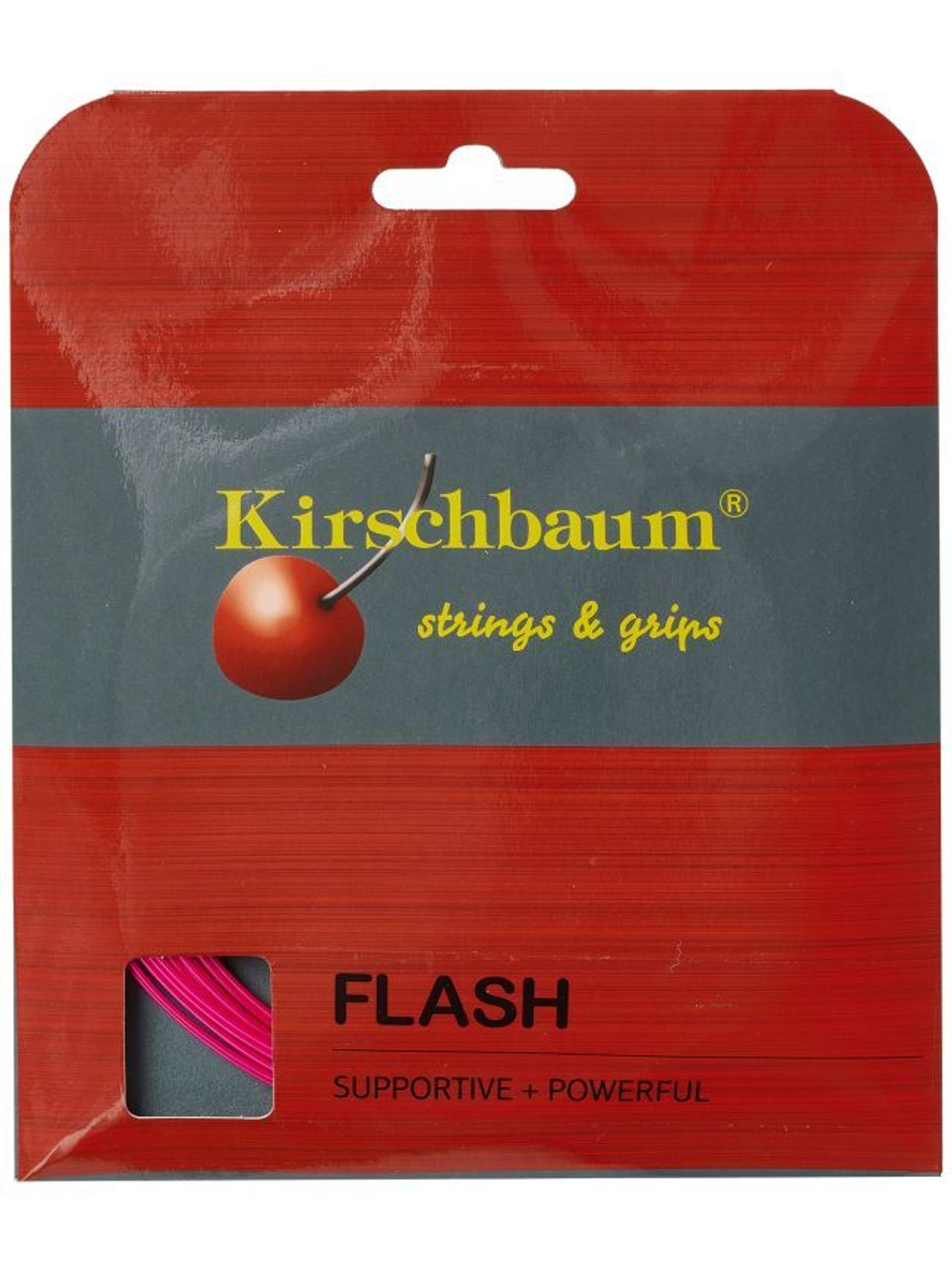 Теннисные струны Kirschbaum Flash (12 m) - Розовый