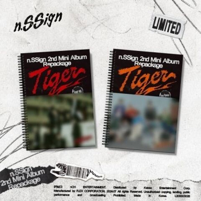 Альбом n.SSign - Tiger 2nd Mini Album LIMITED Edition Repackage RANDOM Version