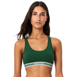 Теннисный бюстгальтер Lacoste Heritage Racer Back - green