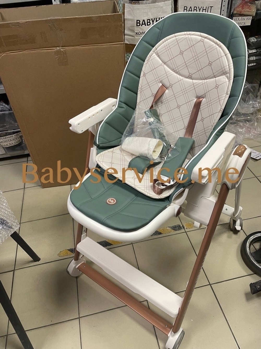 Стул Happy Baby Berny V2 dark green