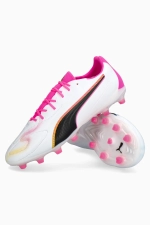 Бутсы Puma King 20 Match FG/AG - белый