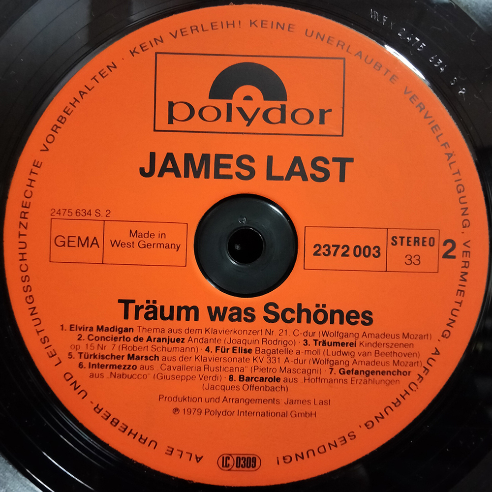 James Last / Traum Was Schones (LP)