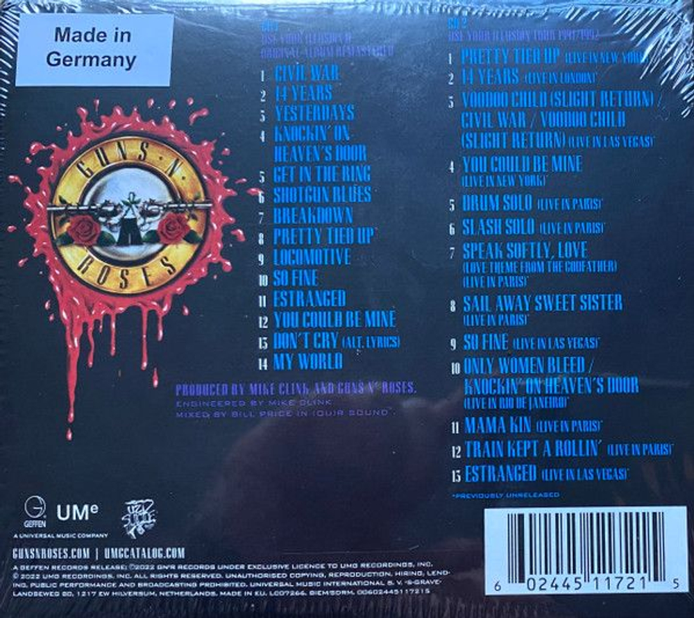 Guns N' Roses — Use Your Illusion Ii (CD)