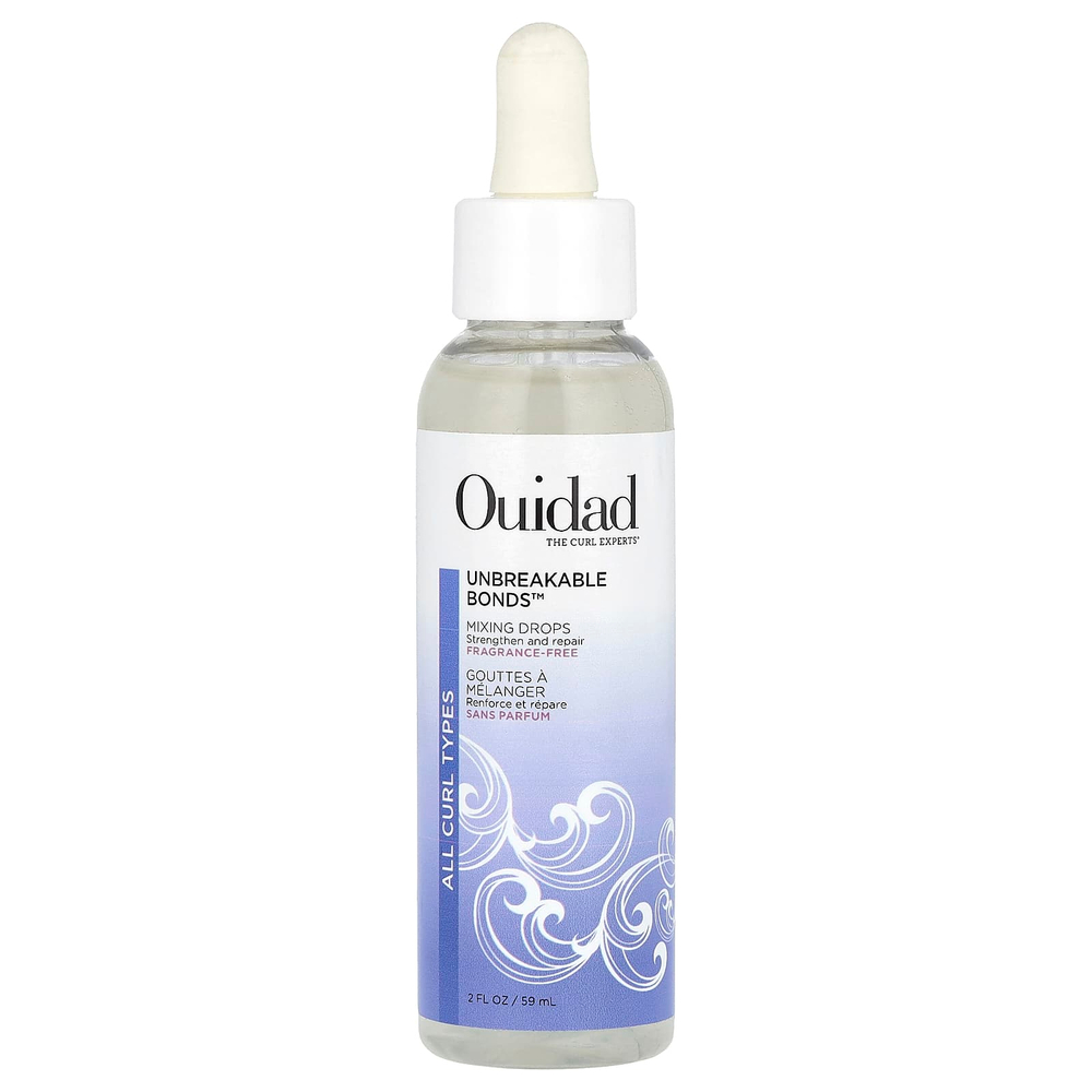 Ouidad, Unbreakable Bonds ™, капли для смешивания, без отдушек, 59 мл (2 жидк. унц.)