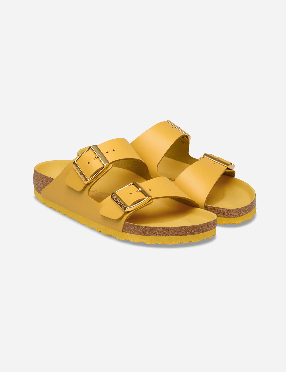 Birkenstock Arizona Natural Leather Sandals W "New Dressy Ochre"