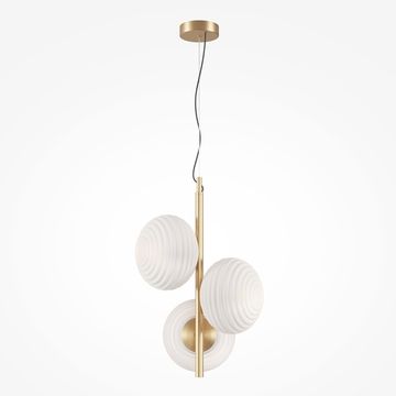 Подвесной светильник 3*Е14 MOD268PL-03G золото Reels Maytoni