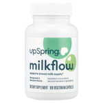 UpSpring, Milkflow, пажитник и кникус благословенный, 100 растительных капсул