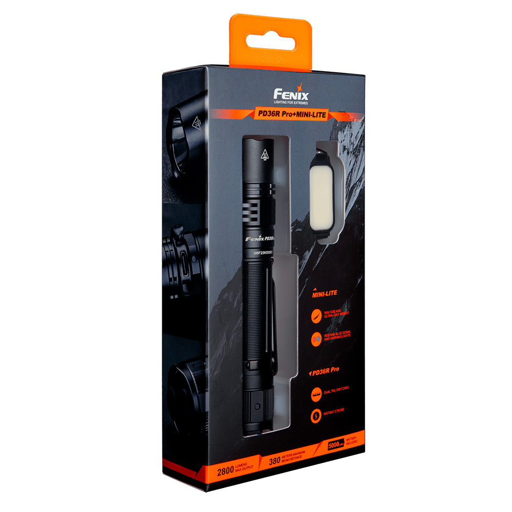 ФОНАРЬ ТАКТИЧЕСКИЙ FENIX PD36R PRO + MINI-LITE