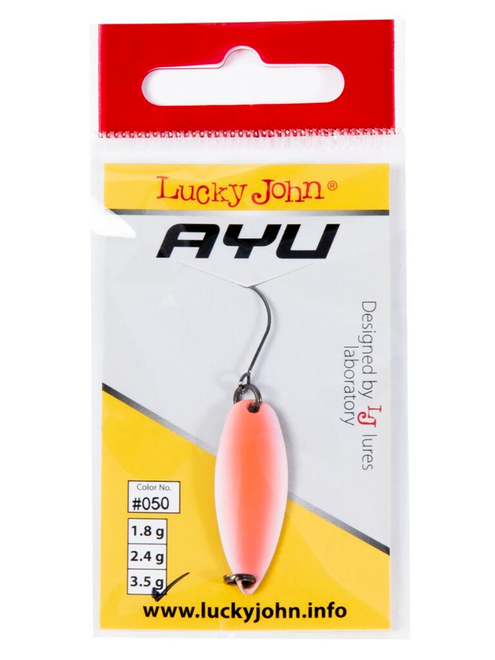 Блесна колеблющаяся Lucky John TR AYU длина 29мм/2.4г 006