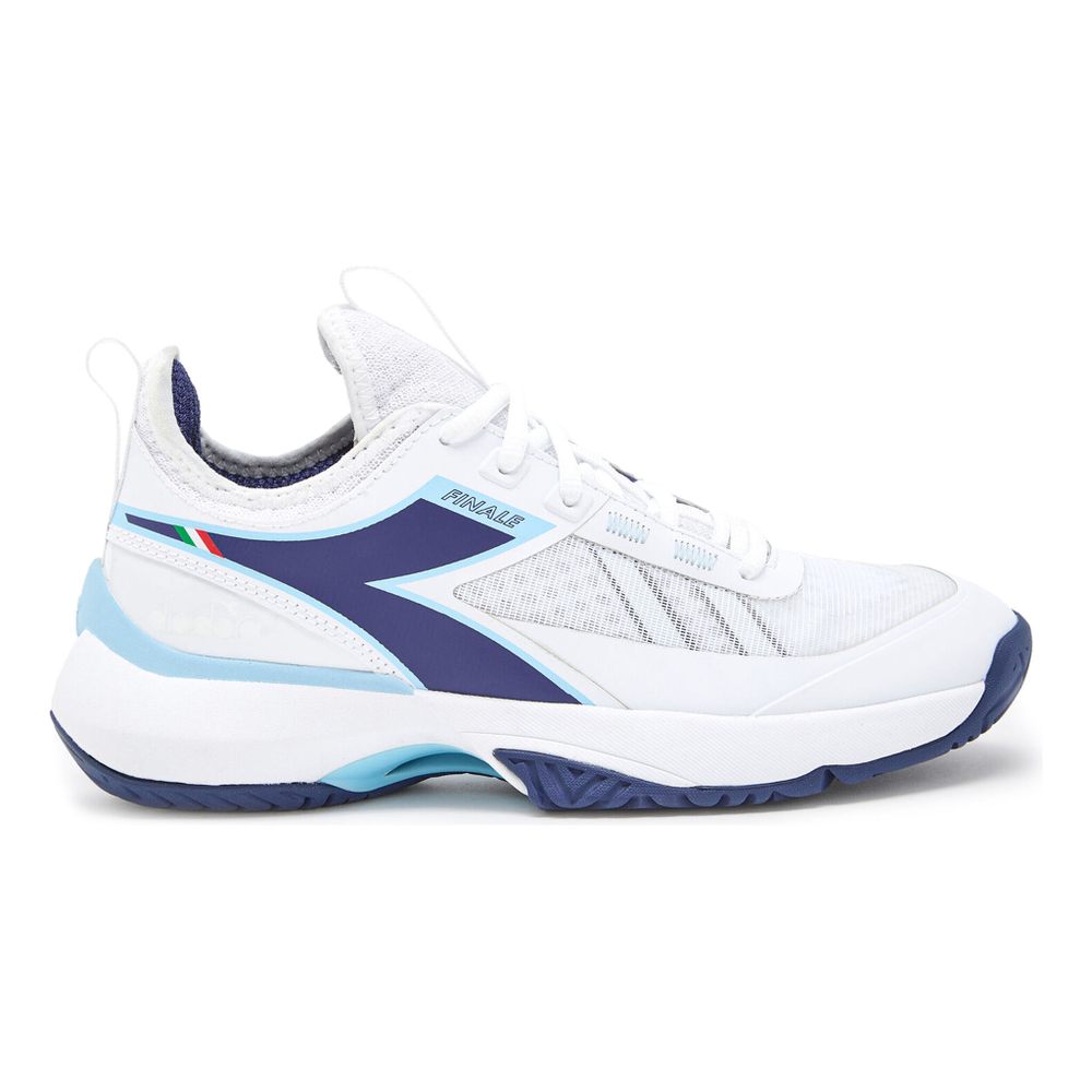 Женские теннисные кроссовки Diadora Finale Women - White, Dark Blue