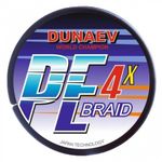 Шнур DUNAEV BRAID PE X4 150м 0,18мм  (11,7 кг)  Multicolor
