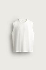 ТОП С КОМБИНИРОВАННОЙ ОТДЕЛКОЙ ГОРЛОВИНЫ — ZARA