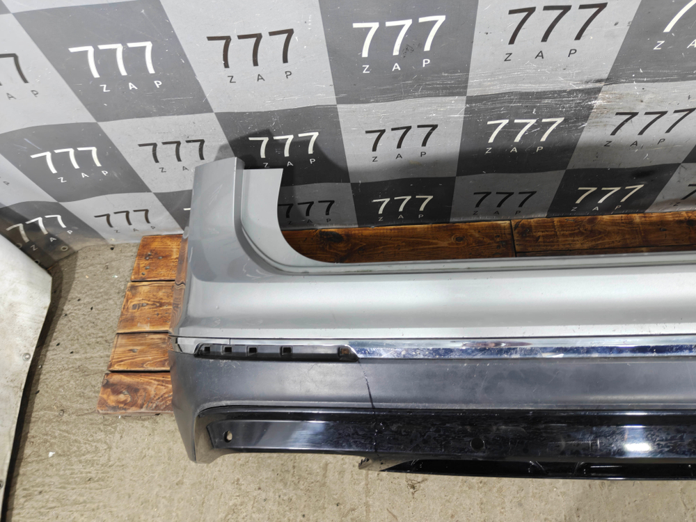 Бампер задний + юбка заднего бампера R-Line Volkswagen Tiguan 2 16-20 Б/У Оригинал 5NR807421GRU