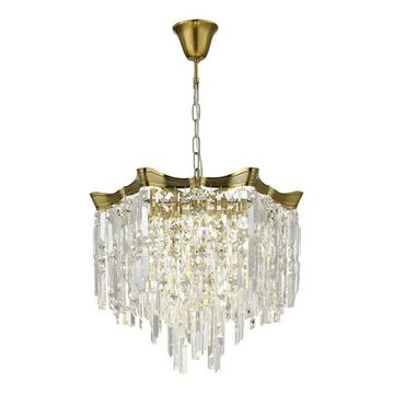 Светильник подвесной 7*E14 SL1659.303.07 латунь/прозрачный Ofelia ST-Luce