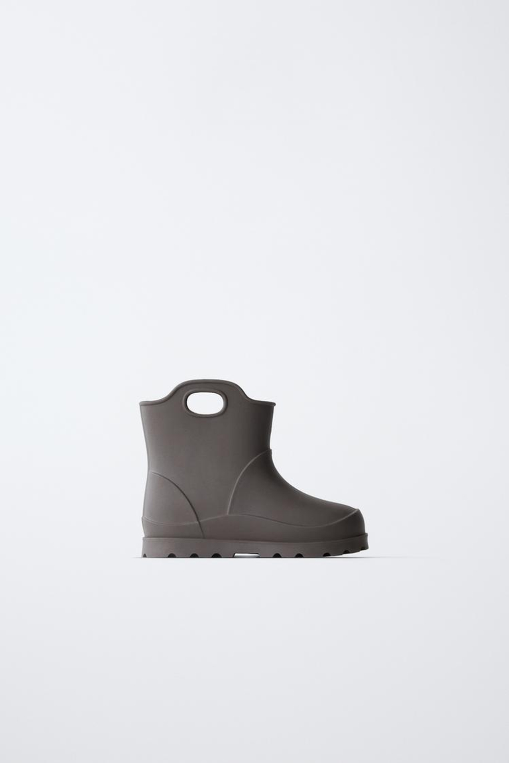 ZARA РЕЗИНОВЫЕ САПОГИ, ШОКОЛАДНЫЙ
