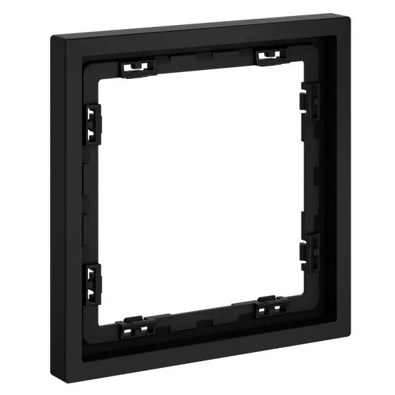 Рамка пластиковая на 1 пост Voltum S70 Черный VLS100108