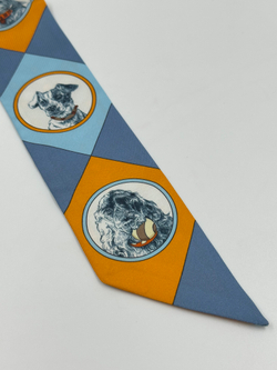 Шарф-твилли Hermes «Colliers et Chiens»