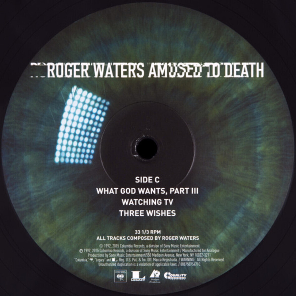 Roger Waters / Amused To Death (Limited Edition)(2LP)