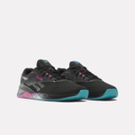 Кроссовки Reebok Nano X4 (Черно-Розово-Голубые)