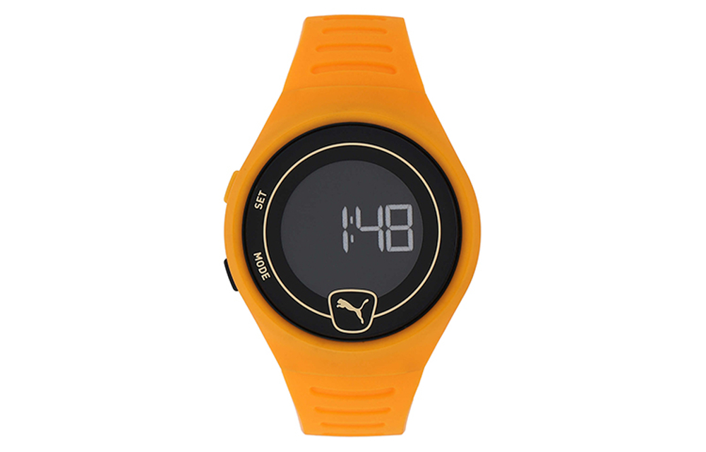 PUMA Wrist Watch Quartz Movement Rubber Strap 43mm Black Dial Unisex P5045
