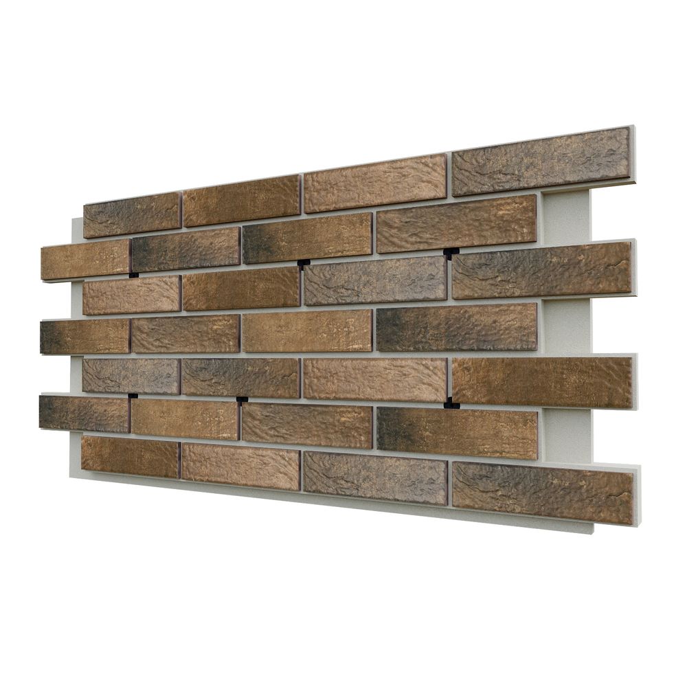Клинкерная фасадная термопанель ЭППС Cerrad Loft Brick Cardamon 1150x540