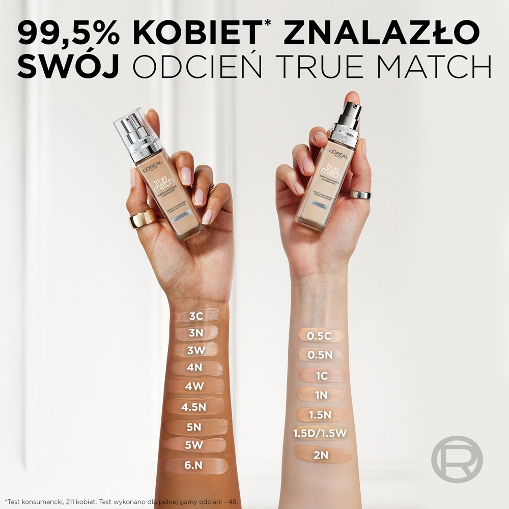 L’Oreal Paris True Match - Тональный флюид оттенок 4.5 N True Beige, 30 ml