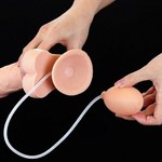 Реалистичный фаллоимитатор Lovetoy (22,9×4,6 см) с имитацией семяизвержения
