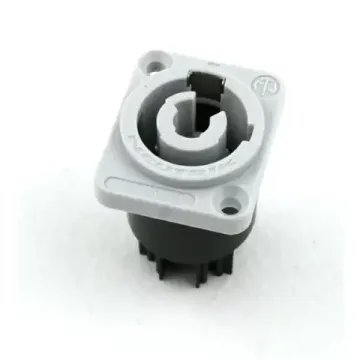 Neutrik NAC3MPB-1 панельный разъем PowerCon, гнездо, выходной (серый), 20A/250В