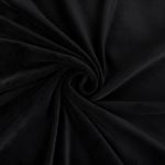 Велюр 240 г/м², 185 см / 5 метров, черный/black, Gamma VELR