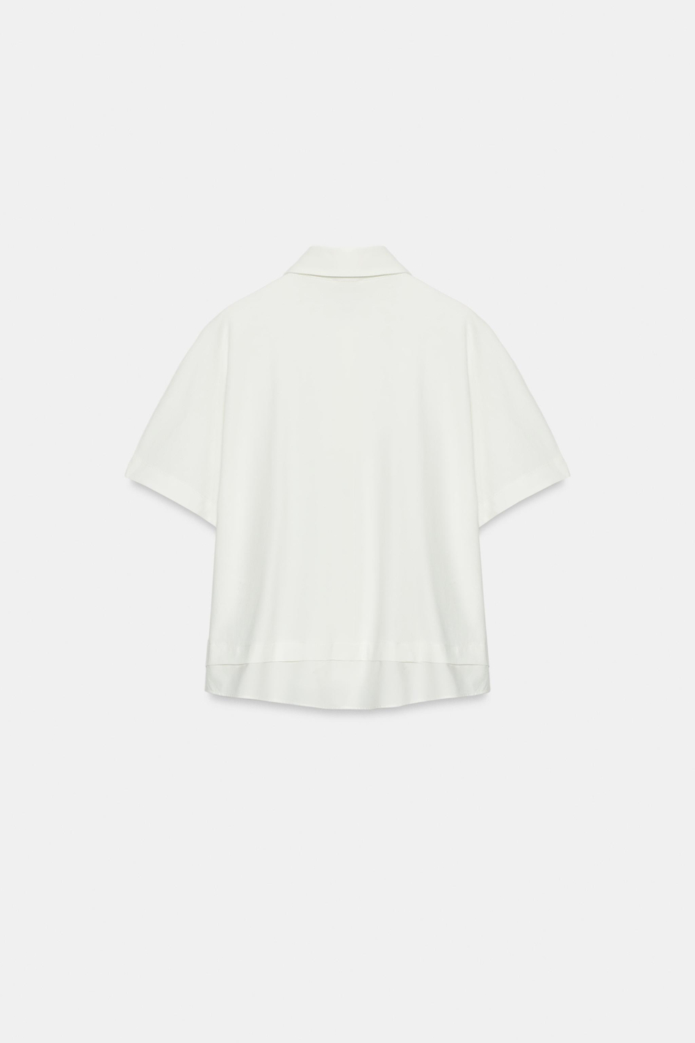 КОМБИНИРОВАННАЯ ФУТБОЛКА ИЗ ХЛОПКА — ZARA