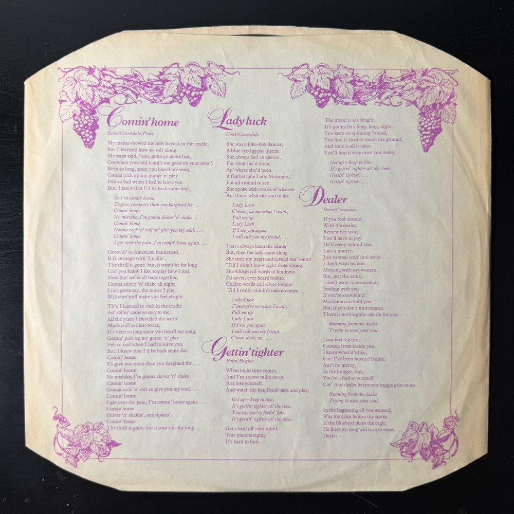 Deep Purple - Come Taste The Band (Denmark 1975г.)