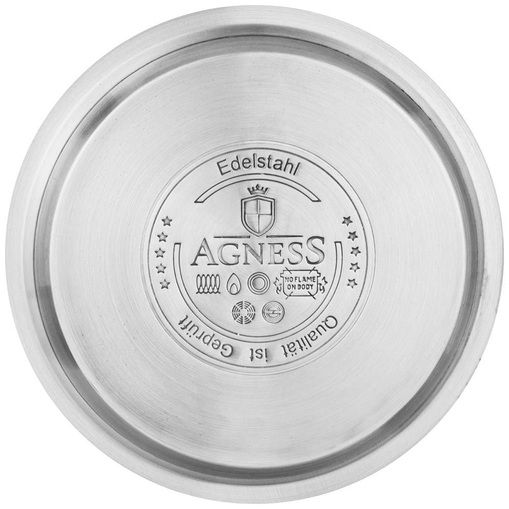 ЧАЙНИК AGNESS СО СВИСТКОМ, СЕРИЯ MERCURY, 3Л C ИНДУКЦИОН. КАПСУЛЬНЫМ ДНОМ