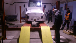 A465A (PEAK 414A) Подъемник четырехстоечный, 6,5 т., под 3D сход-развал для длиннобазных автомобилей