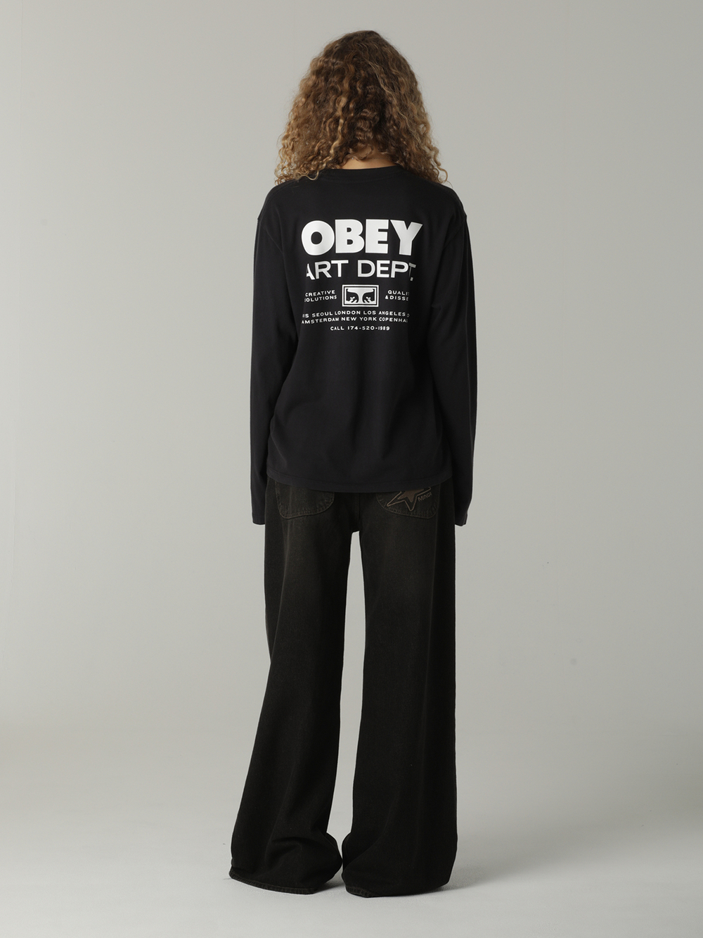 Женский Лонгслив Obey Creative Solutions