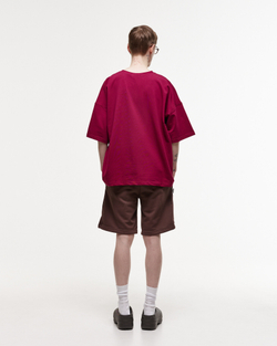 Wide Shorts LOGO French Roast