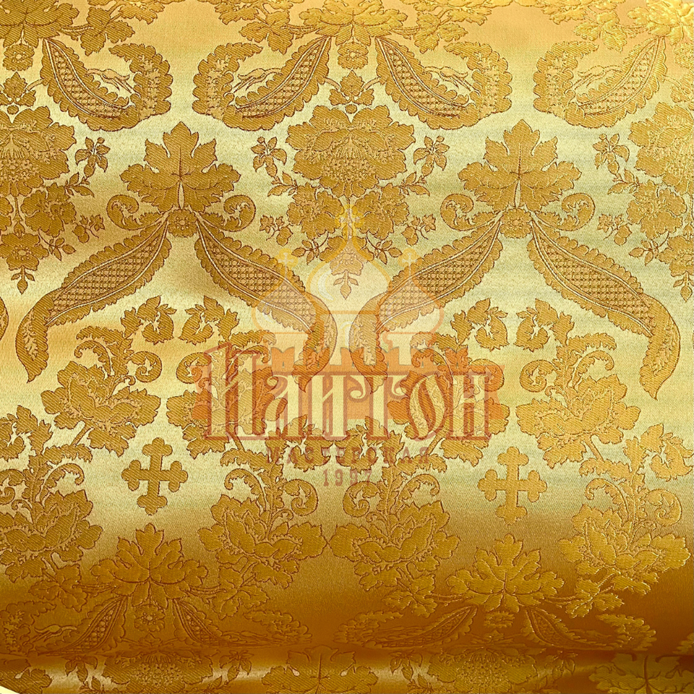 Парча "Жар-Птица" жёлтая